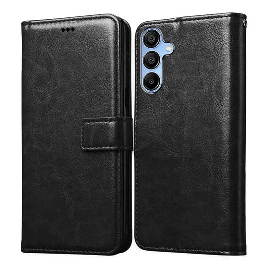 Premium Wallet Flip Cover for Samsung Galaxy A15 5G / 4G